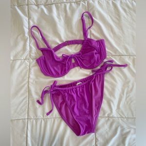 Wild Fable Orchid Purple Bikini Set